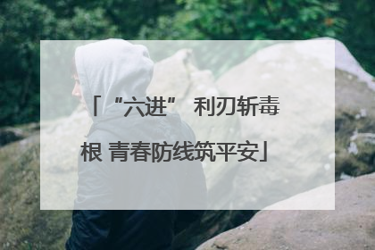 “六进” 利刃斩毒根 青春防线筑平安