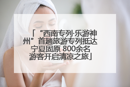 “西南专列·乐游神州”首趟旅游专列抵达宁夏固原 800余名游客开启清凉之旅