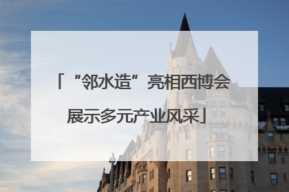 “邻水造”亮相西博会 展示多元产业风采