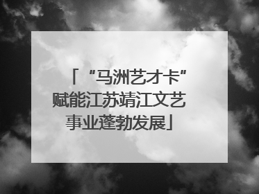 “马洲艺才卡”赋能江苏靖江文艺事业蓬勃发展