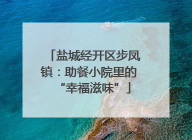 盐城经开区步凤镇：助餐小院里的“幸福滋味”