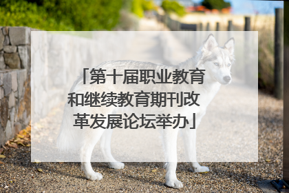 第十届职业教育和继续教育期刊改革发展论坛举办