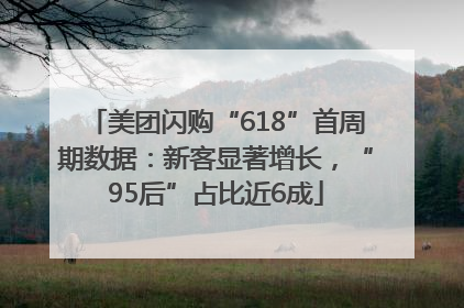 美团闪购“618”首周期数据：新客显著增长，“95后”占比近6成