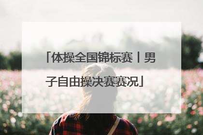 体操全国锦标赛丨男子自由操决赛赛况
