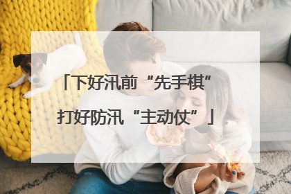 下好汛前“先手棋” 打好防汛“主动仗”