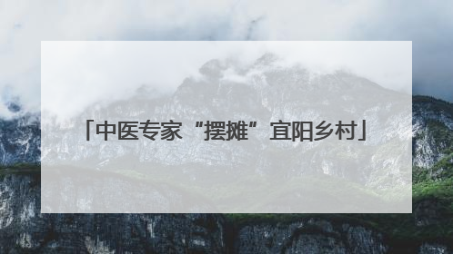 中医专家“摆摊”宜阳乡村