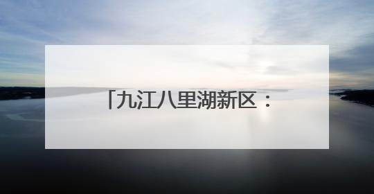 九江八里湖新区：精准“吹哨”聚民意 真查实改解民忧