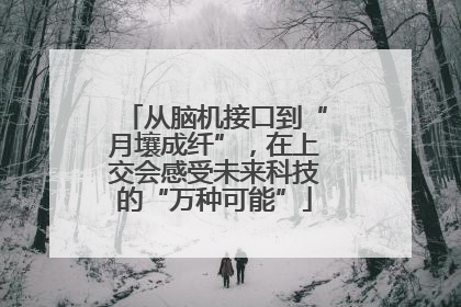 从脑机接口到“月壤成纤”，在上交会感受未来科技的“万种可能”