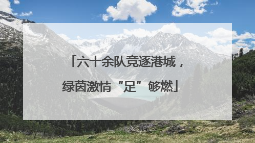 六十余队竞逐港城，绿茵激情“足”够燃