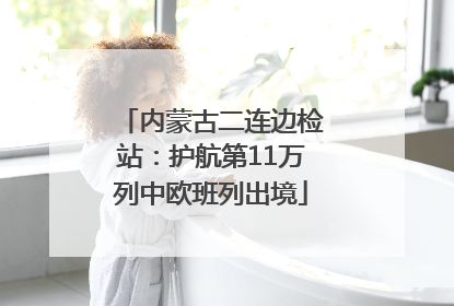 内蒙古二连边检站：护航第11万列中欧班列出境