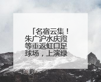 名宿云集！朱广沪水庆霞等重返虹口足球场，上演绿茵友谊赛