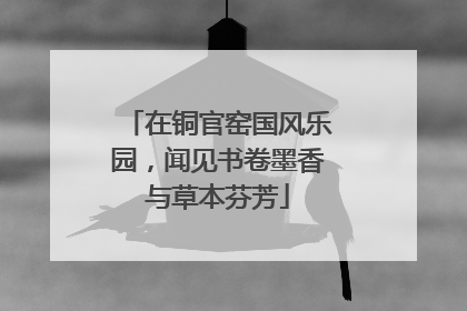 在铜官窑国风乐园，闻见书卷墨香与草本芬芳