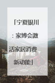 宁夏银川：家博会激活家居消费新动能