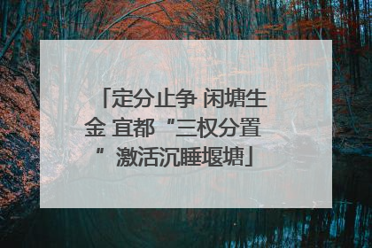 定分止争 闲塘生金 宜都“三权分置”激活沉睡堰塘