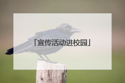 宣传活动进校园