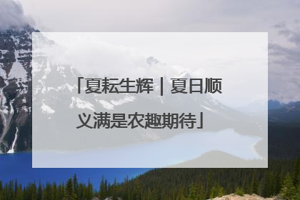 夏耘生辉｜夏日顺义满是农趣期待