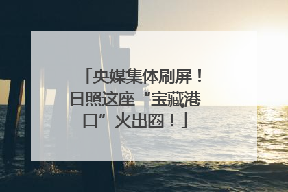 央媒集体刷屏！日照这座“宝藏港口”火出圈！