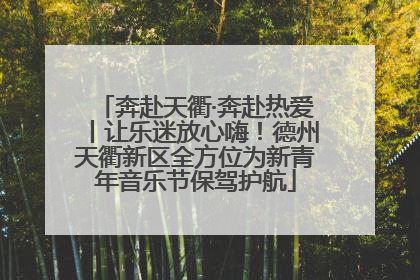 奔赴天衢·奔赴热爱丨让乐迷放心嗨！德州天衢新区全方位为新青年音乐节保驾护航