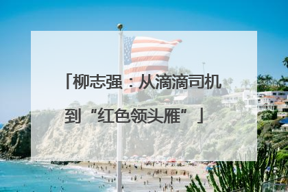 柳志强：从滴滴司机到“红色领头雁”