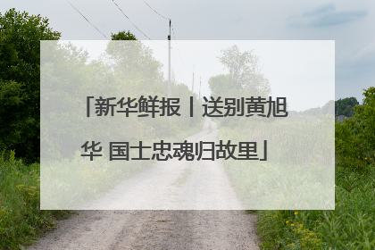 新华鲜报丨送别黄旭华 国士忠魂归故里