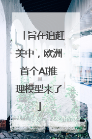 旨在追赶美中，欧洲首个AI推理模型来了