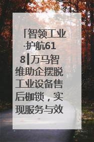 智领工业·护航618┃万马智维助企摆脱工业设备售后枷锁，实现服务与效能价值共振！