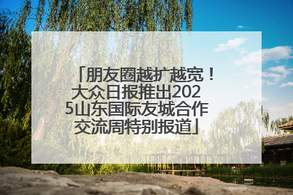 朋友圈越扩越宽！大众日报推出2025山东国际友城合作交流周特别报道