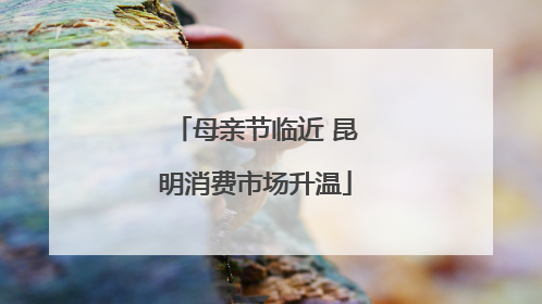 母亲节临近 昆明消费市场升温