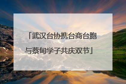 武汉台协携台商台胞与蔡甸学子共庆双节