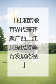 桂湘黔教育界代表齐聚广西三江共探民族美育发展路径