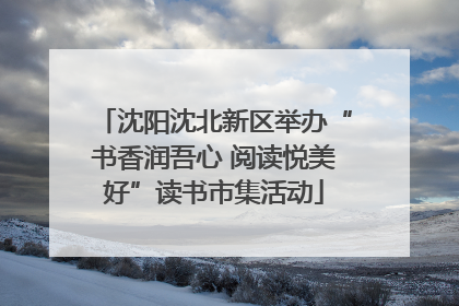 沈阳沈北新区举办“书香润吾心 阅读悦美好”读书市集活动