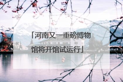河南又一重磅博物馆将开馆试运行