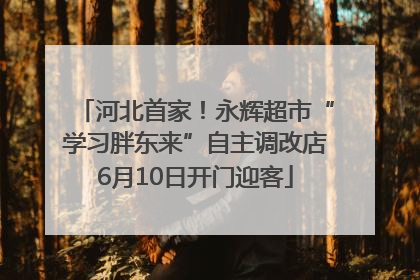 河北首家！永辉超市“学习胖东来”自主调改店6月10日开门迎客