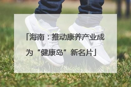 海南：推动康养产业成为“健康岛”新名片