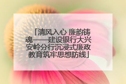 清风入心 廉韵铸魂——建设银行大兴安岭分行沉浸式廉政教育筑牢思想防线