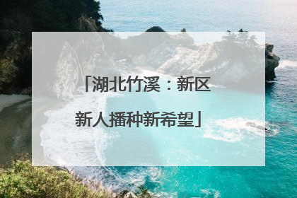湖北竹溪：新区新人播种新希望