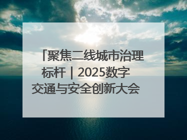 聚焦二线城市治理标杆｜2025数字交通与安全创新大会在保定隆重开幕