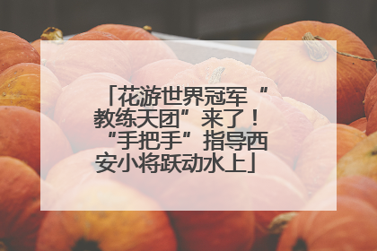 花游世界冠军“教练天团”来了！“手把手”指导西安小将跃动水上