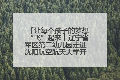让每个孩子的梦想“飞”起来丨辽宁省军区第二幼儿园走进沈阳航空航天大学开展爱国主义教育