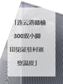 连云港赣榆300双小脚印见证驻村巡察温度