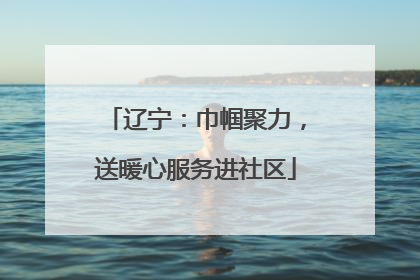 辽宁：巾帼聚力，送暖心服务进社区