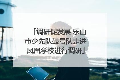 调研促发展 乐山市少先队鼓号队走进凤凰学校进行调研