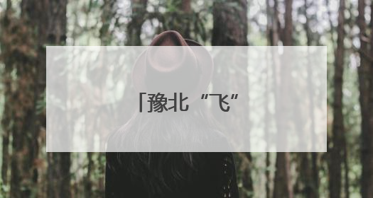 豫北“飞”来后备尖兵