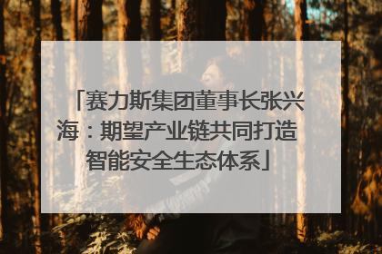 赛力斯集团董事长张兴海：期望产业链共同打造智能安全生态体系