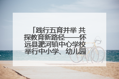践行五育并举 共探教育新路径——怀远县淝河镇中心学校举行中小学、幼儿园班主任论坛活动