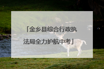 金乡县综合行政执法局全力护航中考