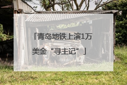 青岛地铁上演1万美金“寻主记”