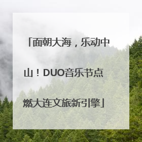 面朝大海，乐动中山！DUO音乐节点燃大连文旅新引擎