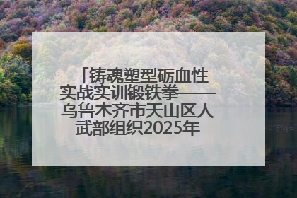 铸魂塑型砺血性 实战实训锻铁拳——乌鲁木齐市天山区人武部组织2025年度民兵集中轮训