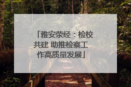 雅安荥经：检校共建 助推检察工作高质量发展